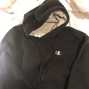 Vintage black champion hoodie